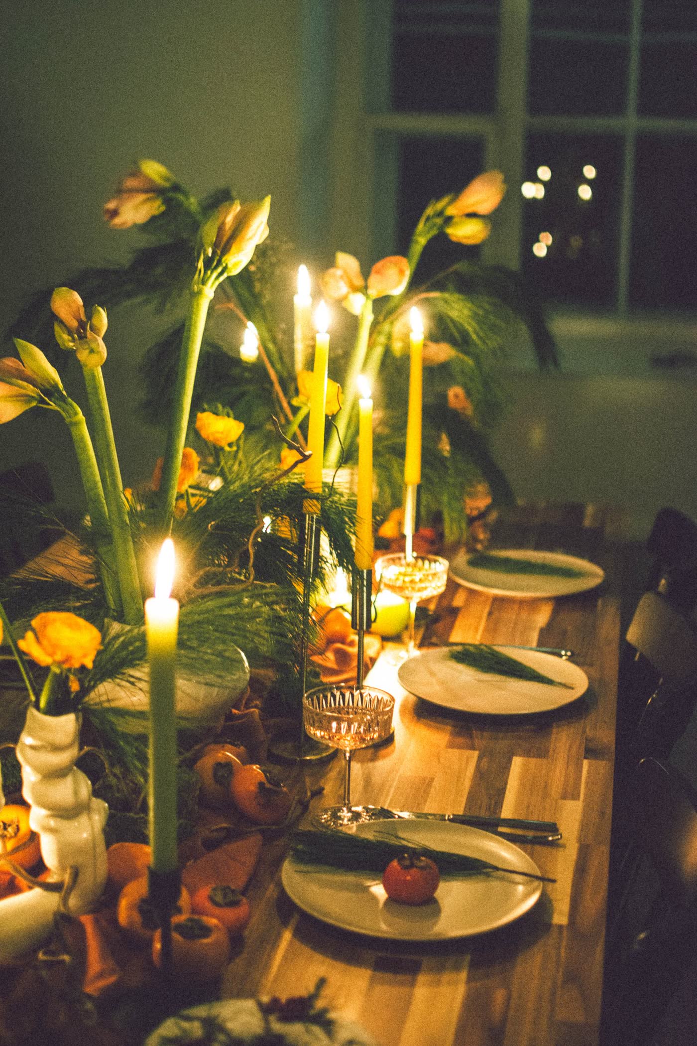 jantar à luz de velas